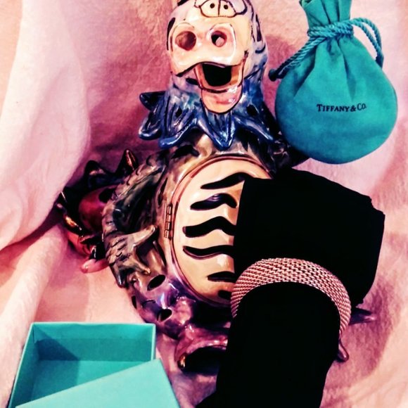 Tiffany & Co Somerset Mesh Bangle Bracelet - Picture 4 of 4